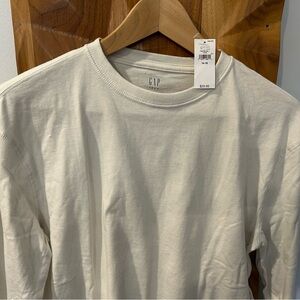 GAP Teen Off-White Long Sleeve Shirt